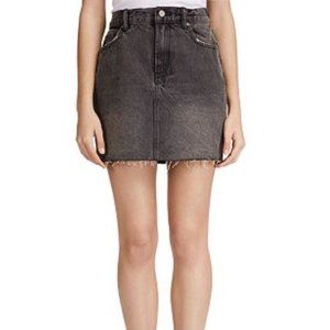 All Saints - Black Denim Skirt - US 8
